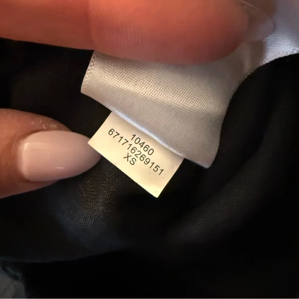 AYR • The Tourist Linen Pants Size XS Relaxed Straight Leg Black Casual